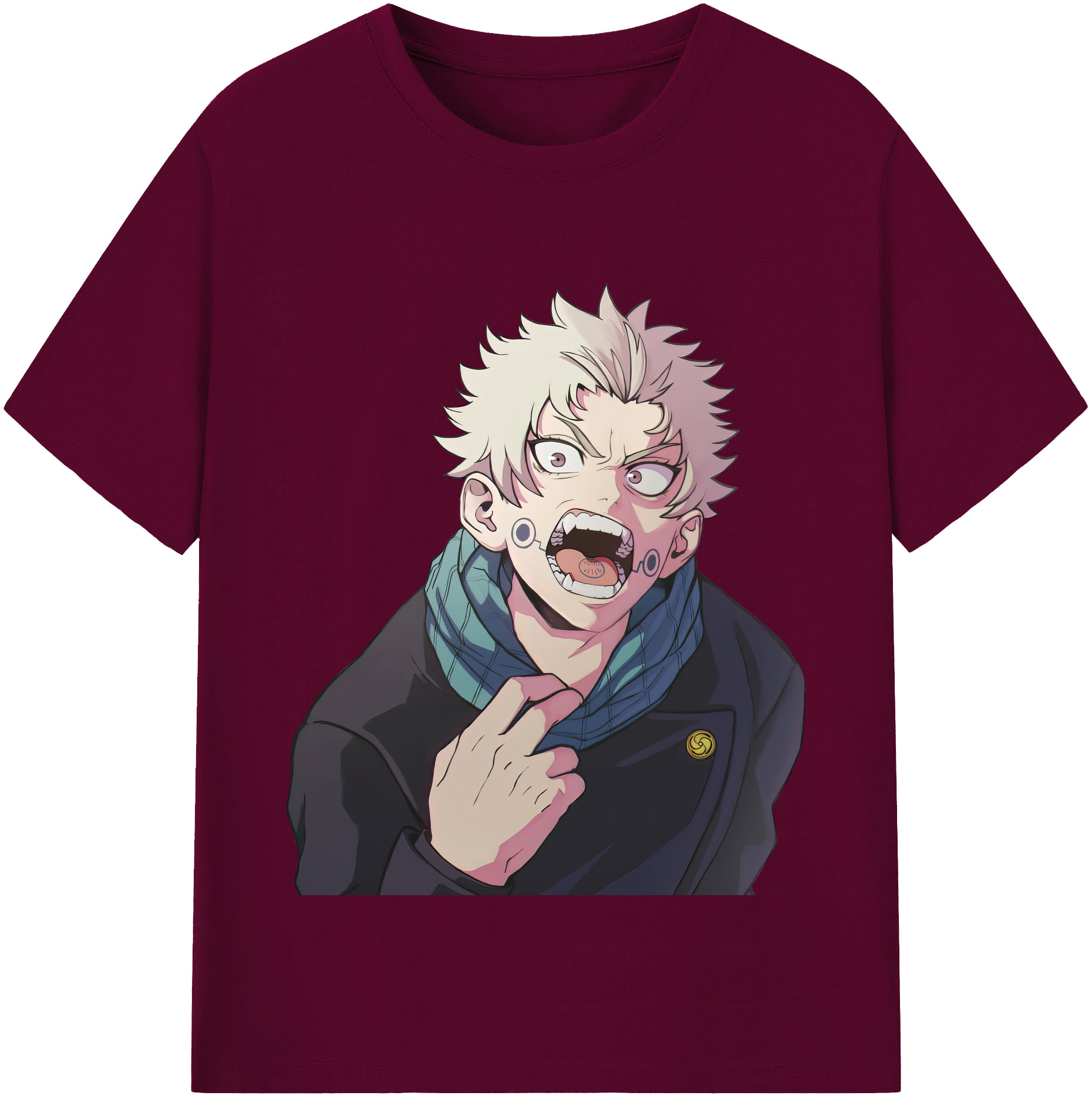 （画像用） 呪術廻戦 Jujutsu Kaisen レディースカジュアルプリントTシャツ（綿100％）